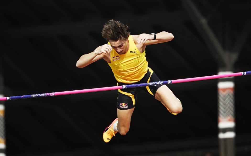 Swedish pole vaulter Armand Duplantis.