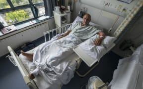 Basil LLOYD was burnt to 40 percent of his body as he drove his burning motorhome away from others in a camping area earlier this month.  Waikato Hospital, 28 February 2017