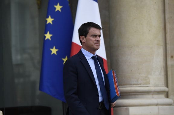 The French prime minister, Manuel Valls,