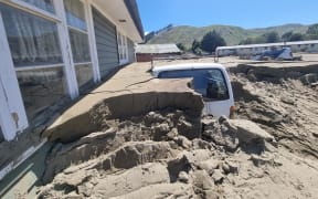 Flood damage in the Esk Valley in Hawke’s Bay.