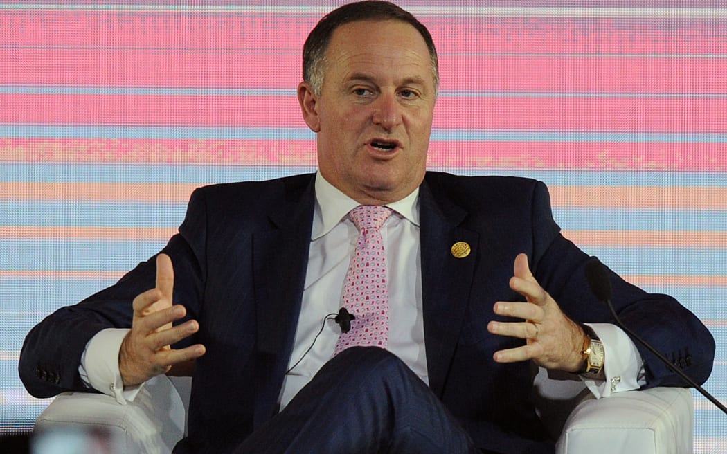 Prime Minister John Key at the 2015 APEC conference in Manila.