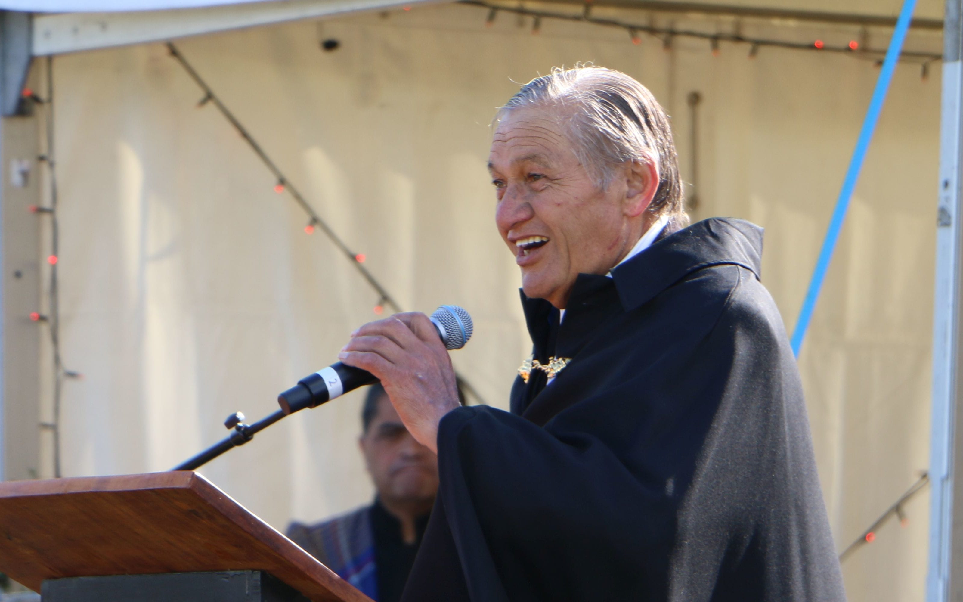 Māori King Kiingi Tuheitia makes his annual speech at Turangawaewae.