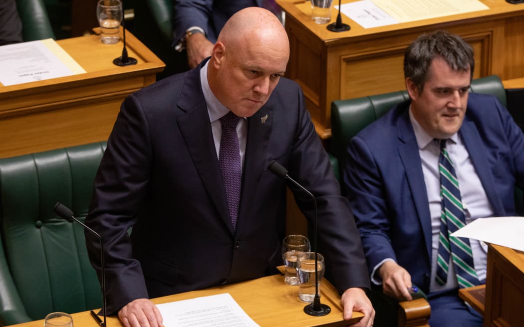 National Party leader Christopher Luxon