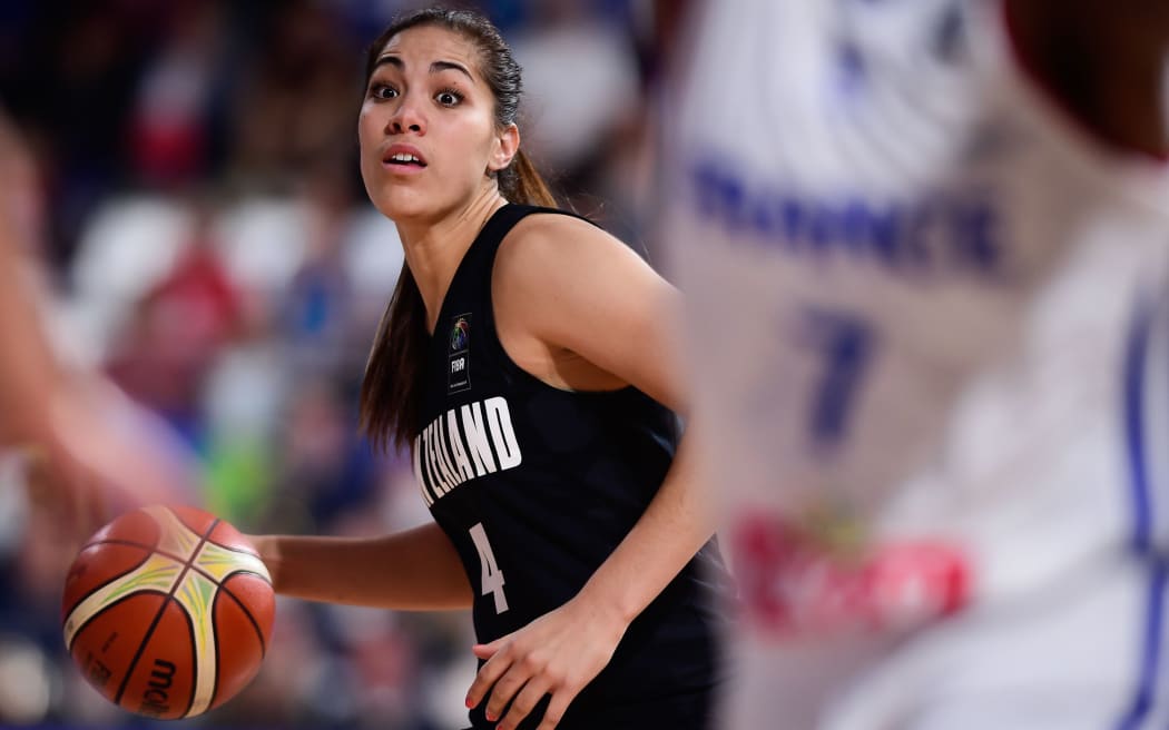 Kalani Purcell of New Zealand.
New Zealand Tall Ferns v France at the FIBA Women's Olympic Qualifying Tournament in France, 14 June 2016.
New Zealand lost 70-52 to the French women.
Copyright photo: CSPA / www.photosport.nz