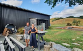 Mike and Kirsty Sutherland, Sawmill Brewery and smoko room