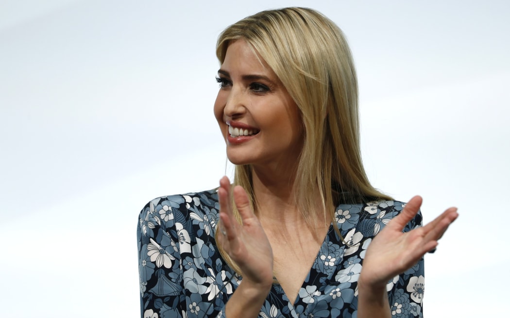 Ivanka Trump at the G20 women's summit in Berlin.