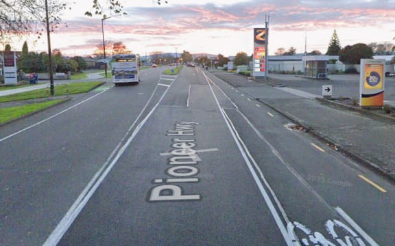 The serious incident happened on Pioneer Highway in Palmerston North's Highbury.