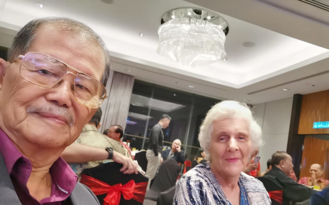 Stan Yee and his wife from New Zealand