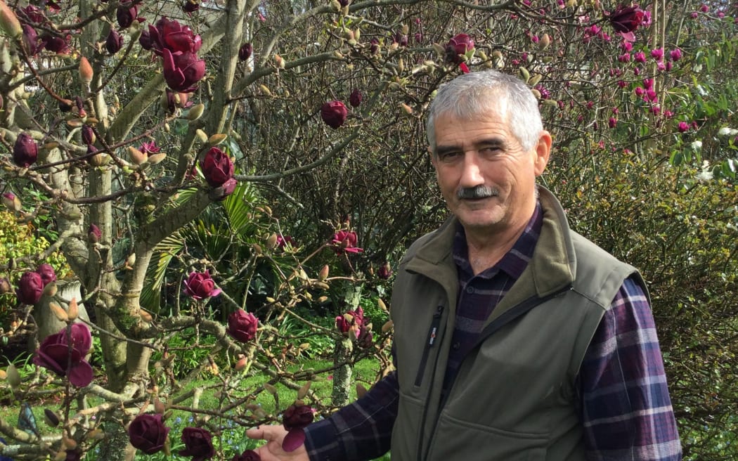 Vance Hooper at his Magnolia Grove property.