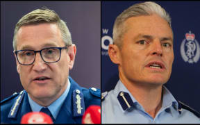 Who will be the next top cop? The two names on the list are: Deputy Commissioner Jevon McSkimming (left) and Assistant Commissioner Richard Chambers.
