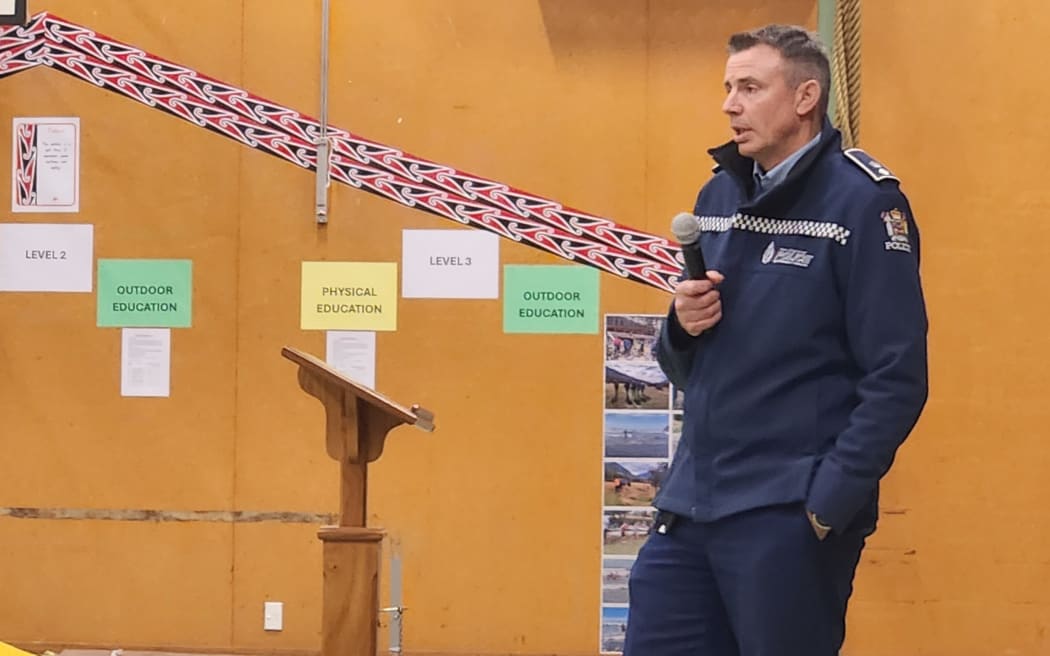 District Commander Superintendent Tony Hill. 