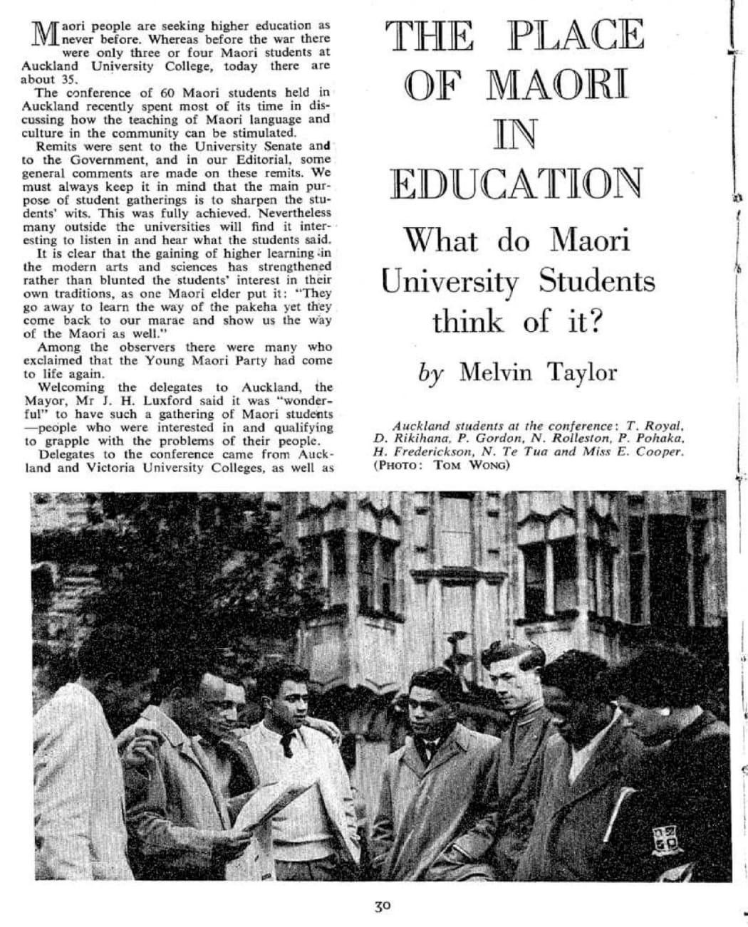 Te Ao Hou magazine, 1956