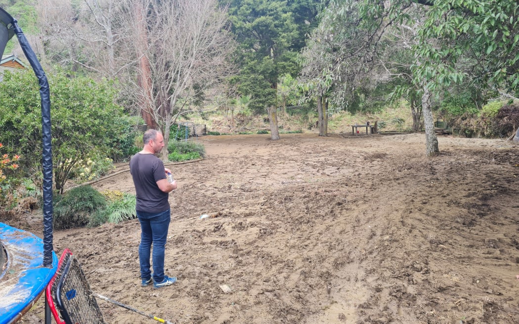 Mark Sheehan looking over his Nile Street property in Nelson.