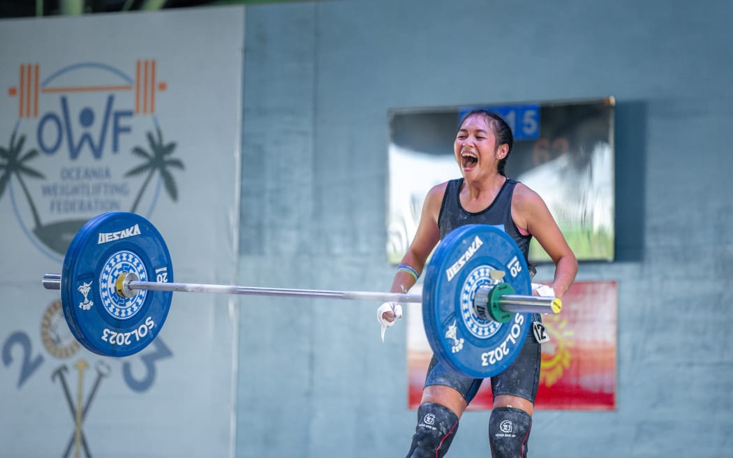 Team Palau’s Jezzlee Baiei