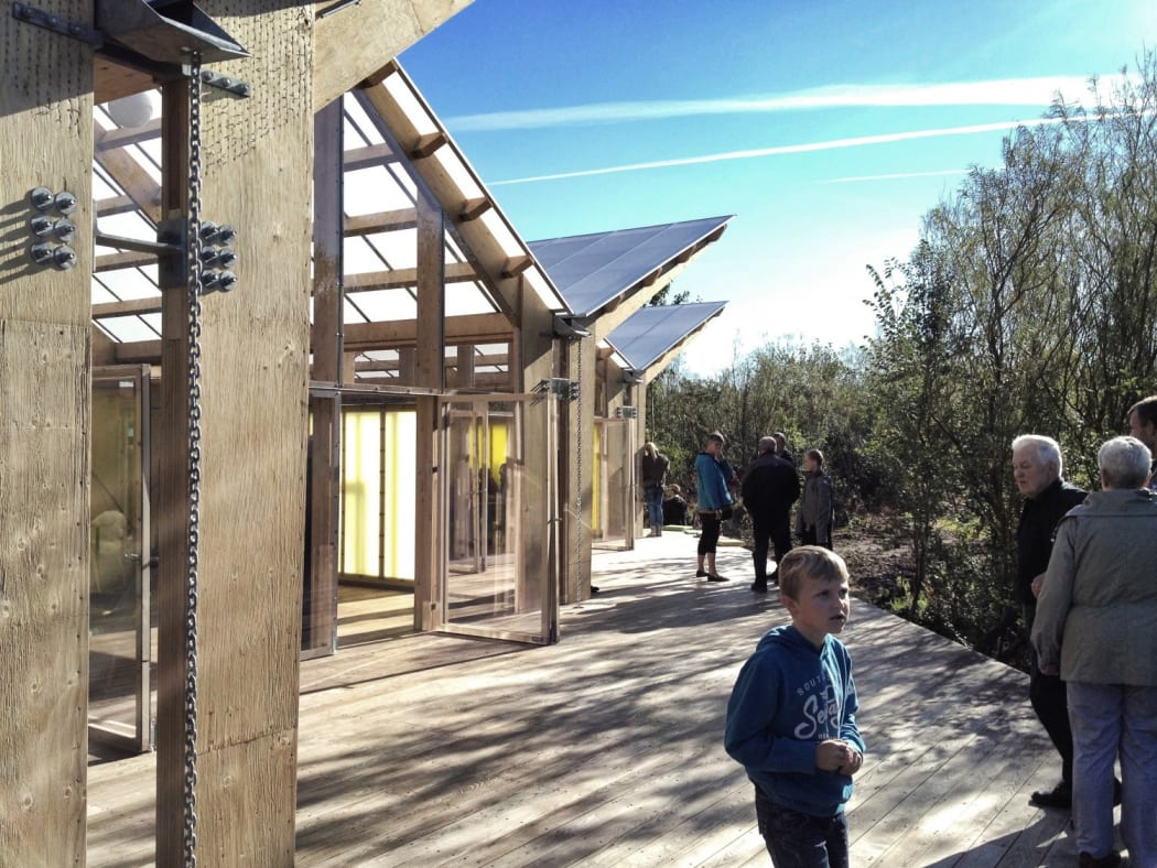 Fjelstervang Village community hub built by Spektrum Arkitekter