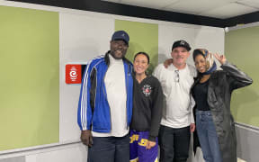Ronald LaPread, Kara Rickard, Mark Williams, Soraya LaPread.