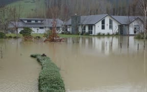Flooding at Dunedin subdvision.