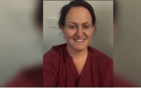 Nurse Jenny McGee, who British Prime Minister Boris Johnson credited - along with other nurses - with saving his life after he was struck down with Covid-19.