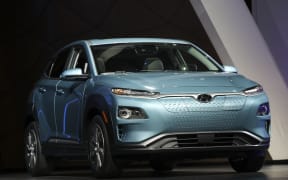 The 2019 Hyundai Kona Electric Vehicle.
