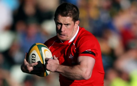 Mark Jones playing for Wales against South Africa in 2008.