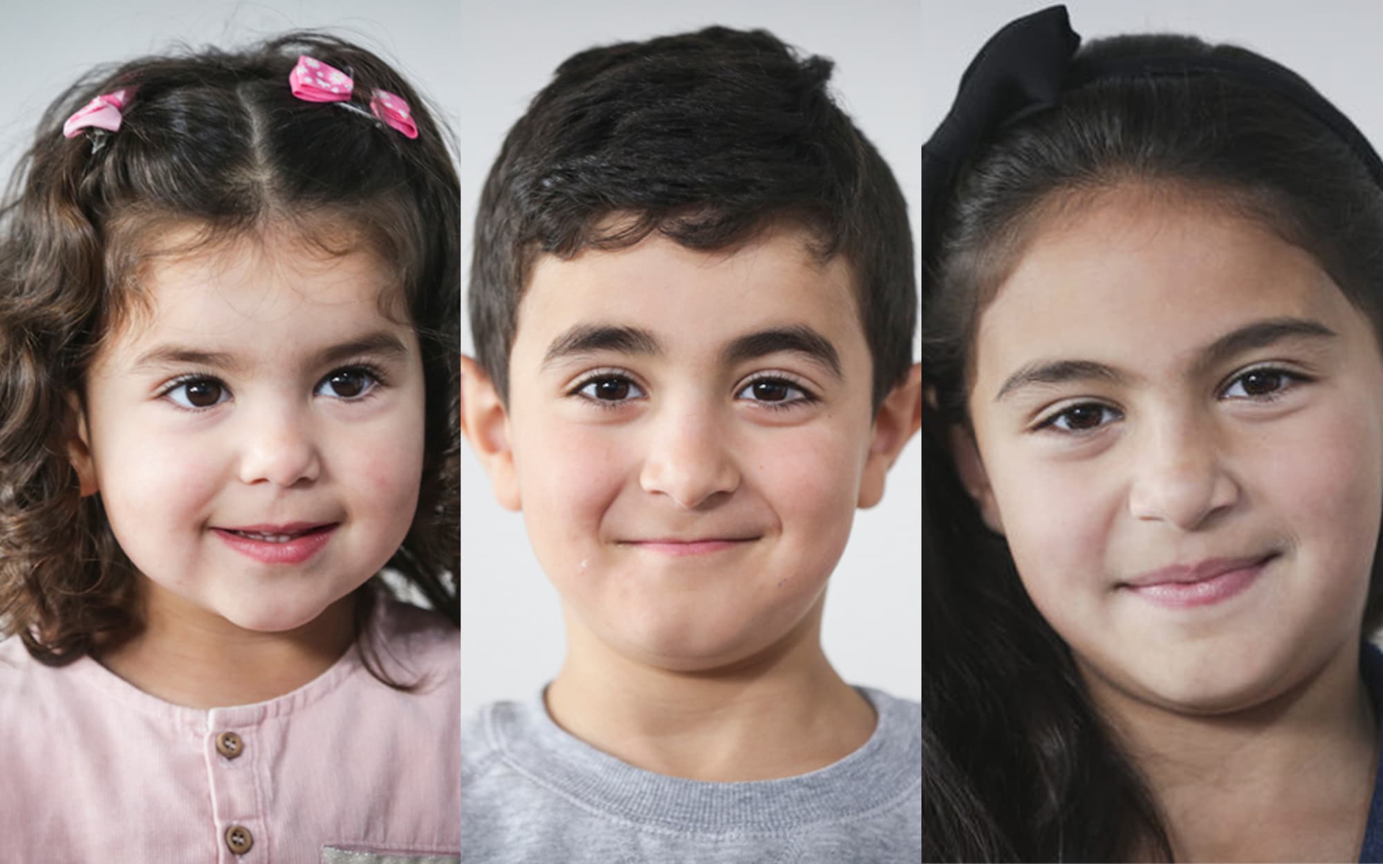 Najwa Youssef, 2, and her older siblings Ahmad,6, and Lin, 8, live in Titahi Bay.