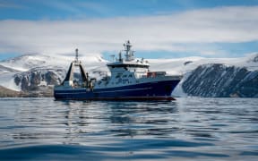 Tangaroa boxes in an active acoustic mooring in Terra Nova Bay in the Ross Sea.