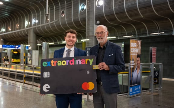 Extraordinary founder Steven Zinsli and Auckland Mayor Wayne Brown.