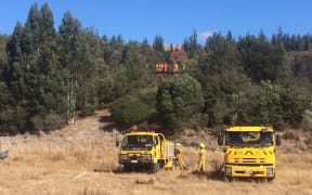Firefighters have been kept busy dampening down hotspots