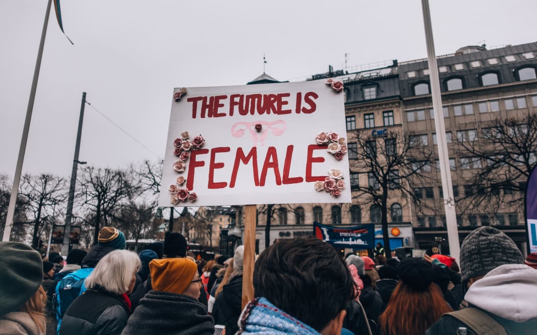 The future is female generic protest