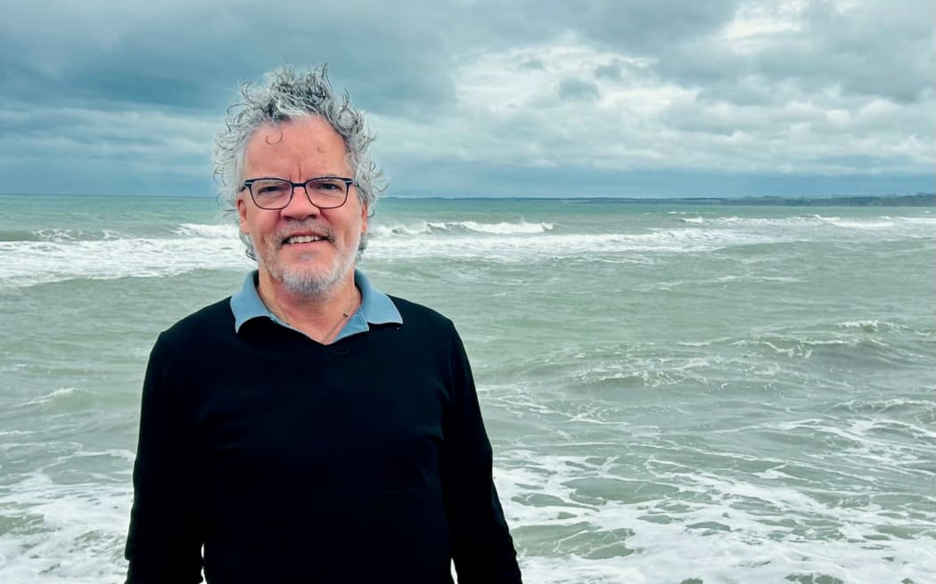 Peter Gordon at North Mole in Castlecliff, Whanganui