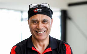 Chef Chris Waghorn, who works at the Mangere Refugee Centre.