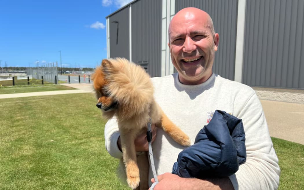 Assem Nachabe says he's looking forward to more plane flights with his two-year-old Pomeranian Monty.