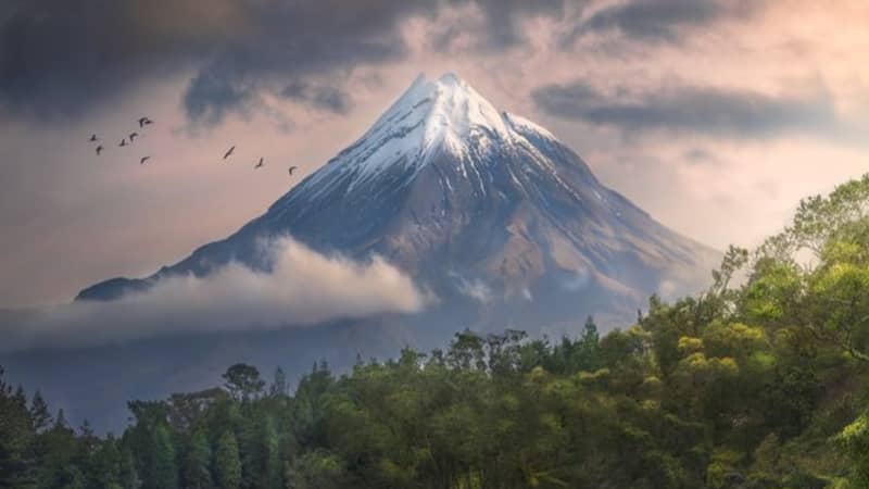 Austrian photographer Lukas Trixl's picture of Mt Taranaki.