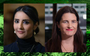 Golriz Ghahraman and Nicola Willis
