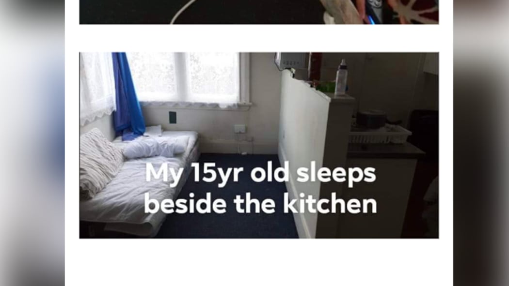 Poor conditions in Silverfern Property emergency accommodation.