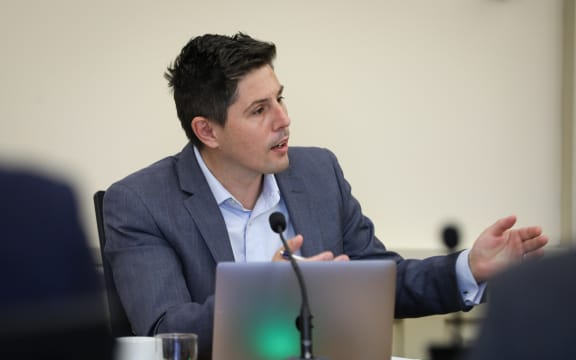 Green MP Gareth Hughes in committee asks a question about animal welfare and fireworks.