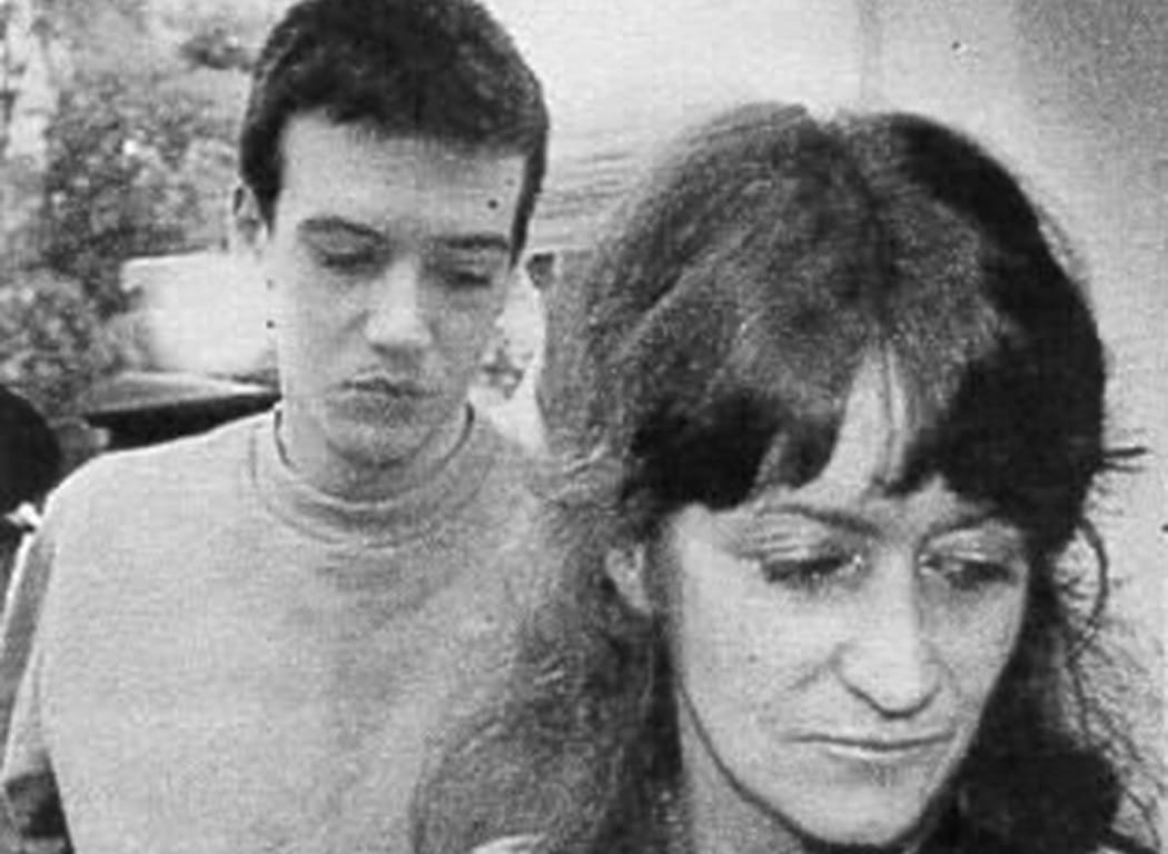 Lorraine and Aaron Cohen after their arrest in 1987