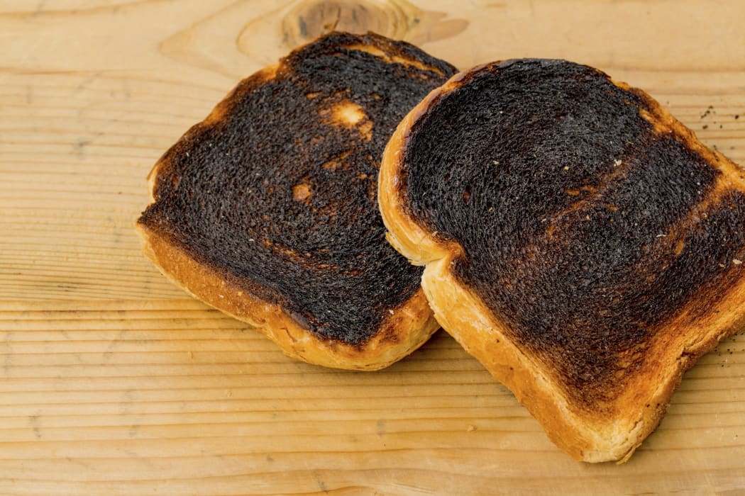Burned toast.