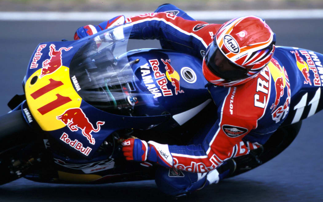New Zealand's Simon Crafar during the 1998 Australian motorcycle Grand Prix held at Phillip Island.