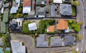 Birds eye view of Palmerston North housing.