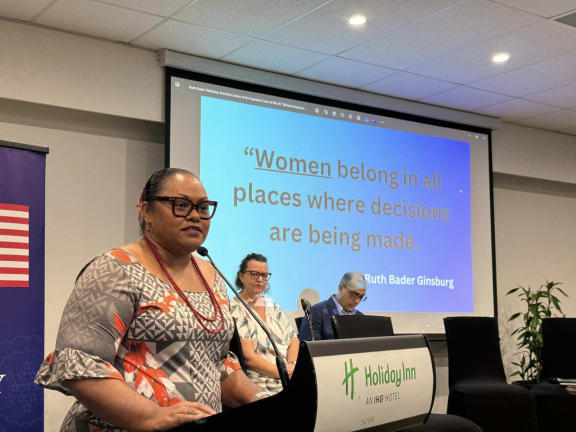 Panel discussion on 'Prevalence and Impact of Sexual Harassment on Female Journalists.'  Panelists were Laisa Bulatale, Georgina Kekea, Jacqui Berrell, Lice Movono, Dr Shailendra Bahadur Singh. The moderator was Nalini Singh