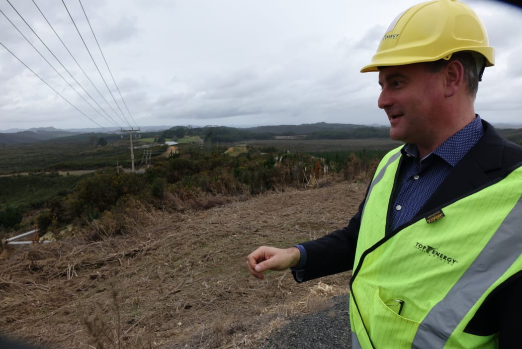 Top Energy chief executive Russell Shaw at Ngawha.