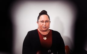 Associate Minister of Justice (Firearms) Nicole McKee speaks to media on 1 March 2024.