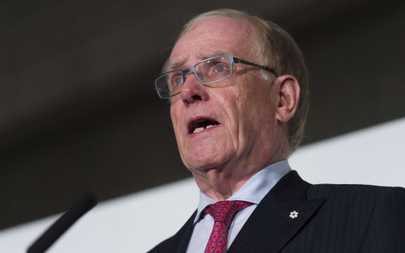 Richard McLaren, head of the World Anti-Doping Agency (WADA)'s independent commission, during a press conference in London on doping abuse in Russian sport.