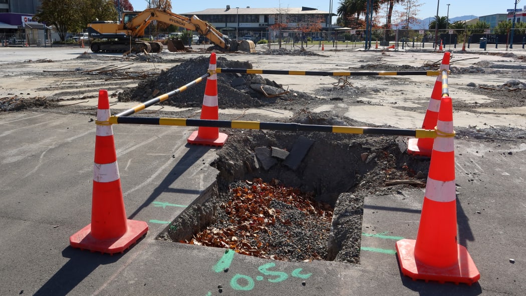 Soil samples were taken from eight spots at the site.