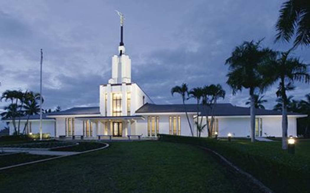 The Mormon temple in Nuku'alofa