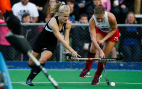 Michaela Curtis played her 50th test for the Black Sticks.