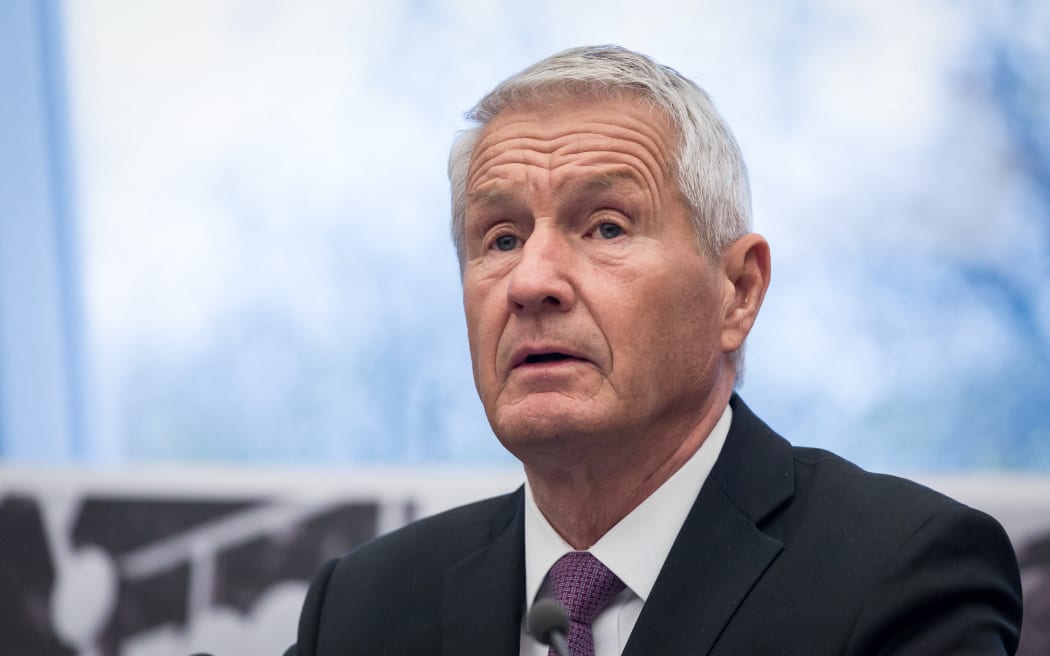 Secretary General of the Council of Europe, Thorbjrn Jagland at Council of Europe in Strasbourg, France on 16 November 2016.
