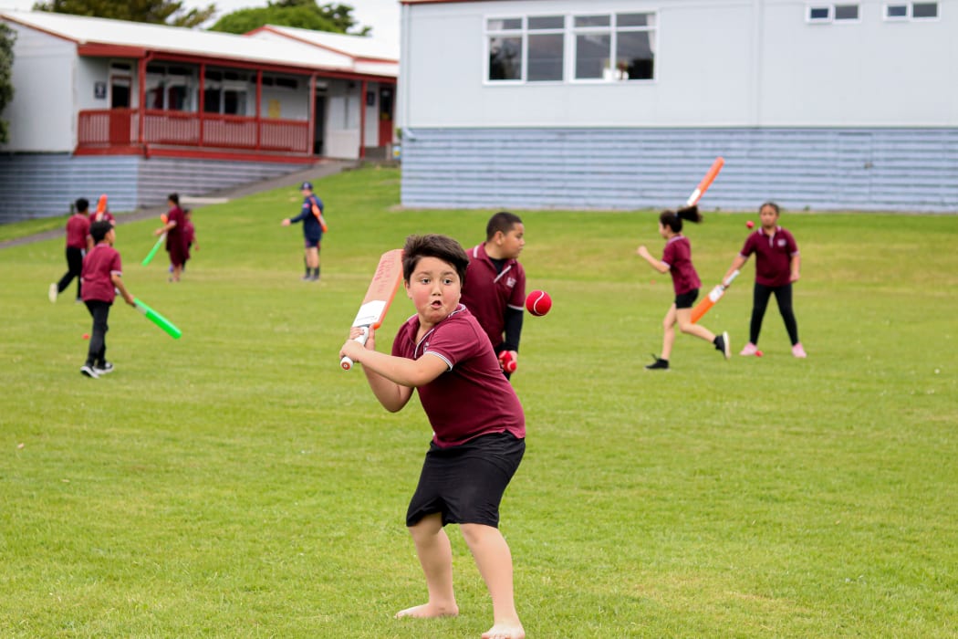 Students at Kelston Primary School are among those to have take part in Auckland Cricket's BatFirst programme.