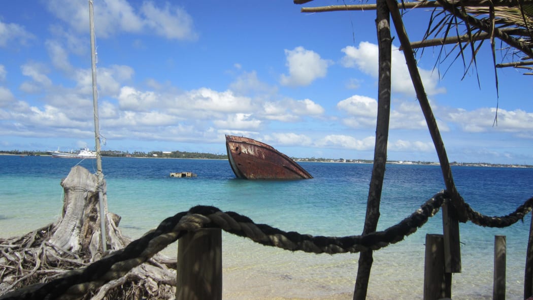 Tonga harbour in Nuku'alofa